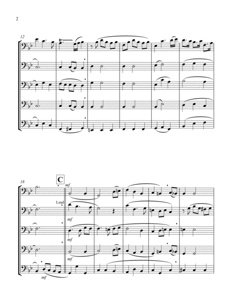 Bist Du Bei Mir (Trombone Quintet)