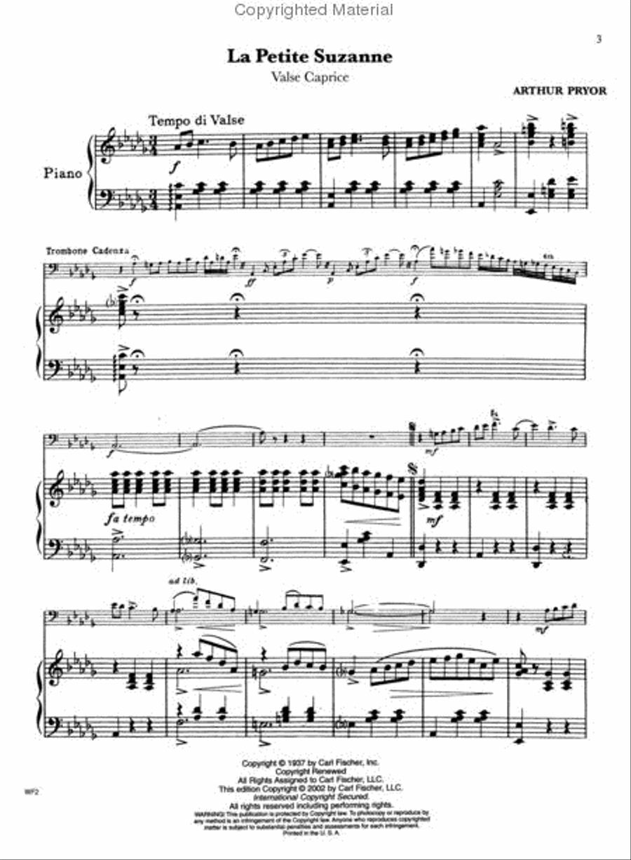 Solos For Trombone Piano scores gallery preview page 2