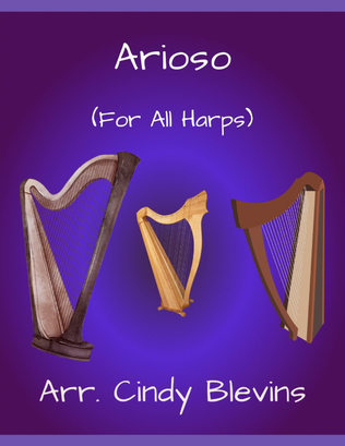 Arioso, for Lap Harp Solo