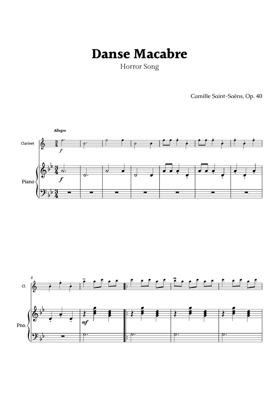Danse Macabre by Saint-Saëns