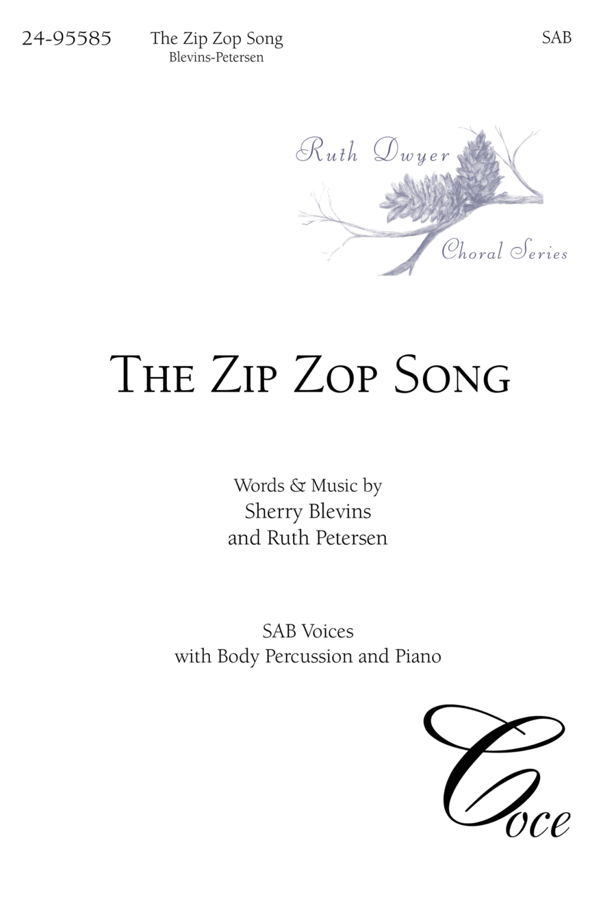 The Zip Zop Song 3-Part scores gallery preview page 1