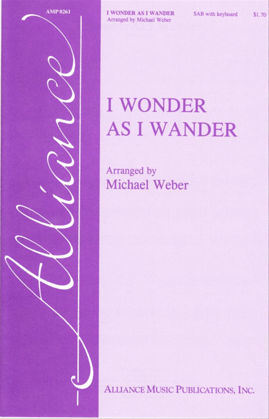 I Wonder as I Wander I Wonder as I Wander 3-Part scores gallery preview page 1