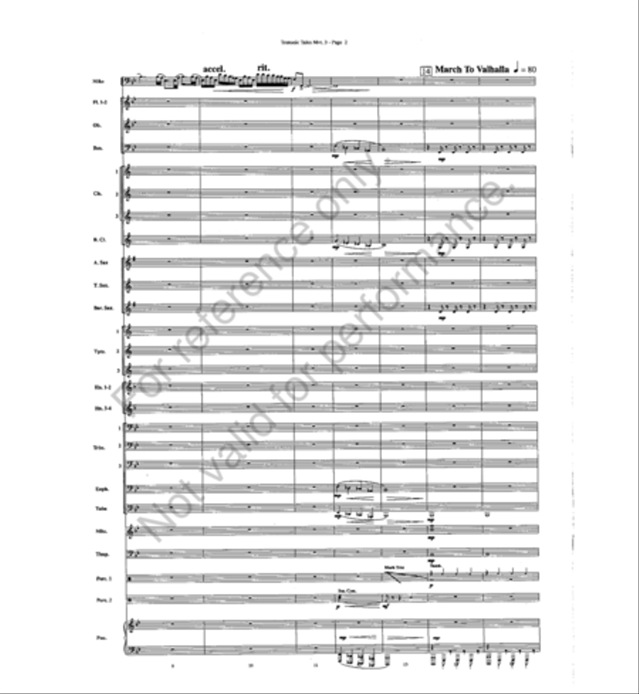 Thor's Hammer Concert Band scores gallery preview page 3
