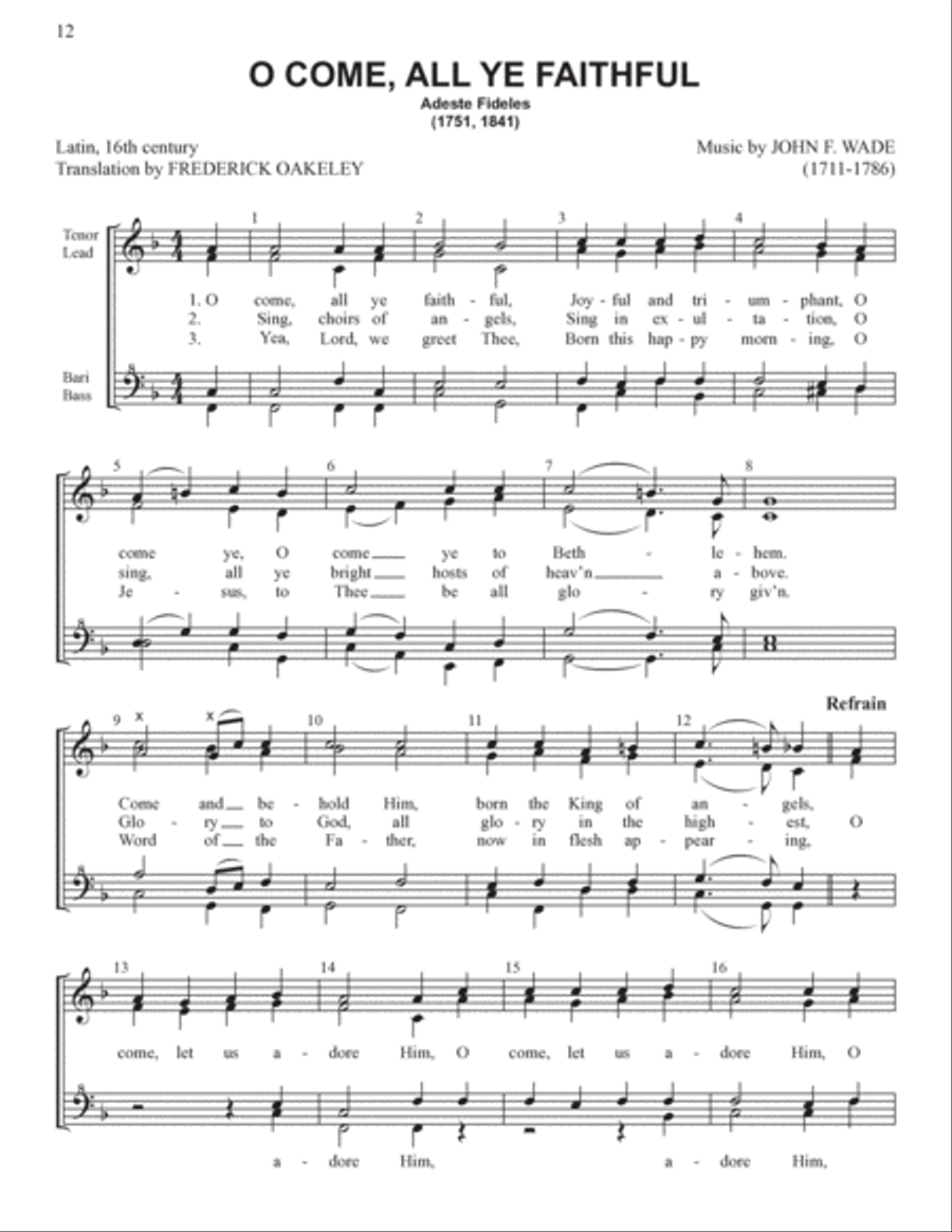 Yuletide Favorites (Volume I) SSAA scores gallery preview page 12