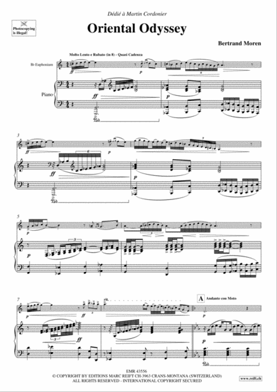 Oriental Odyssey Euphonium scores gallery preview page 4