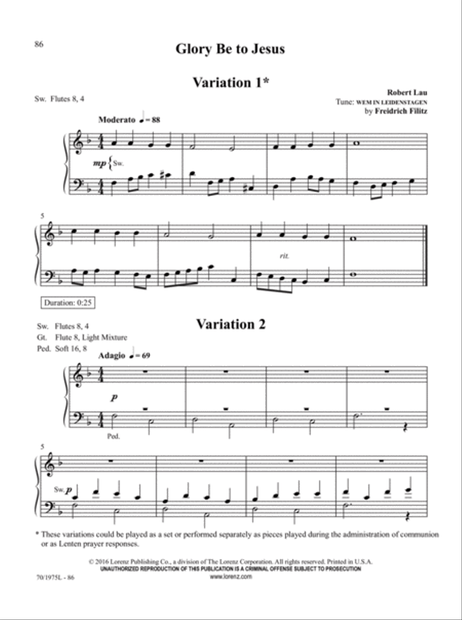 Easy Organ Library, Vol. 60 Organ Solo scores gallery preview page 32