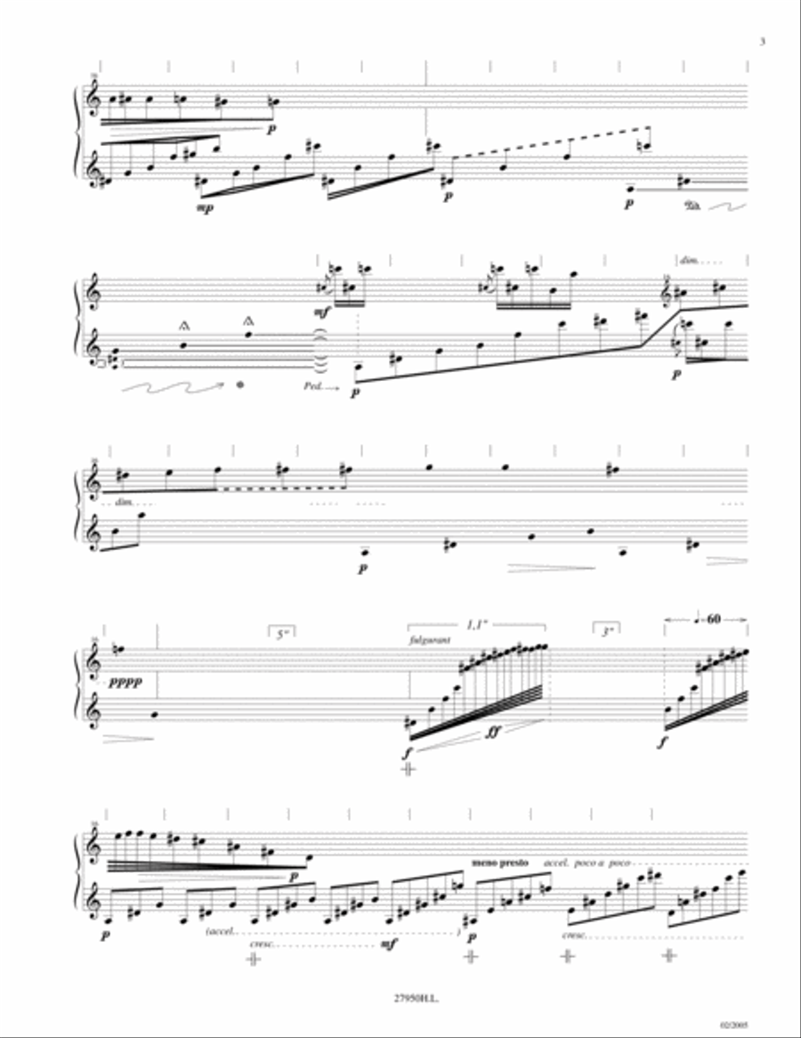 Les Travaux Et Les Jours Piano Solo scores gallery preview page 4
