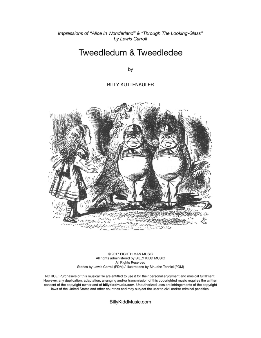 Tweedledum & Tweedledee Piano Solo scores gallery preview page 1