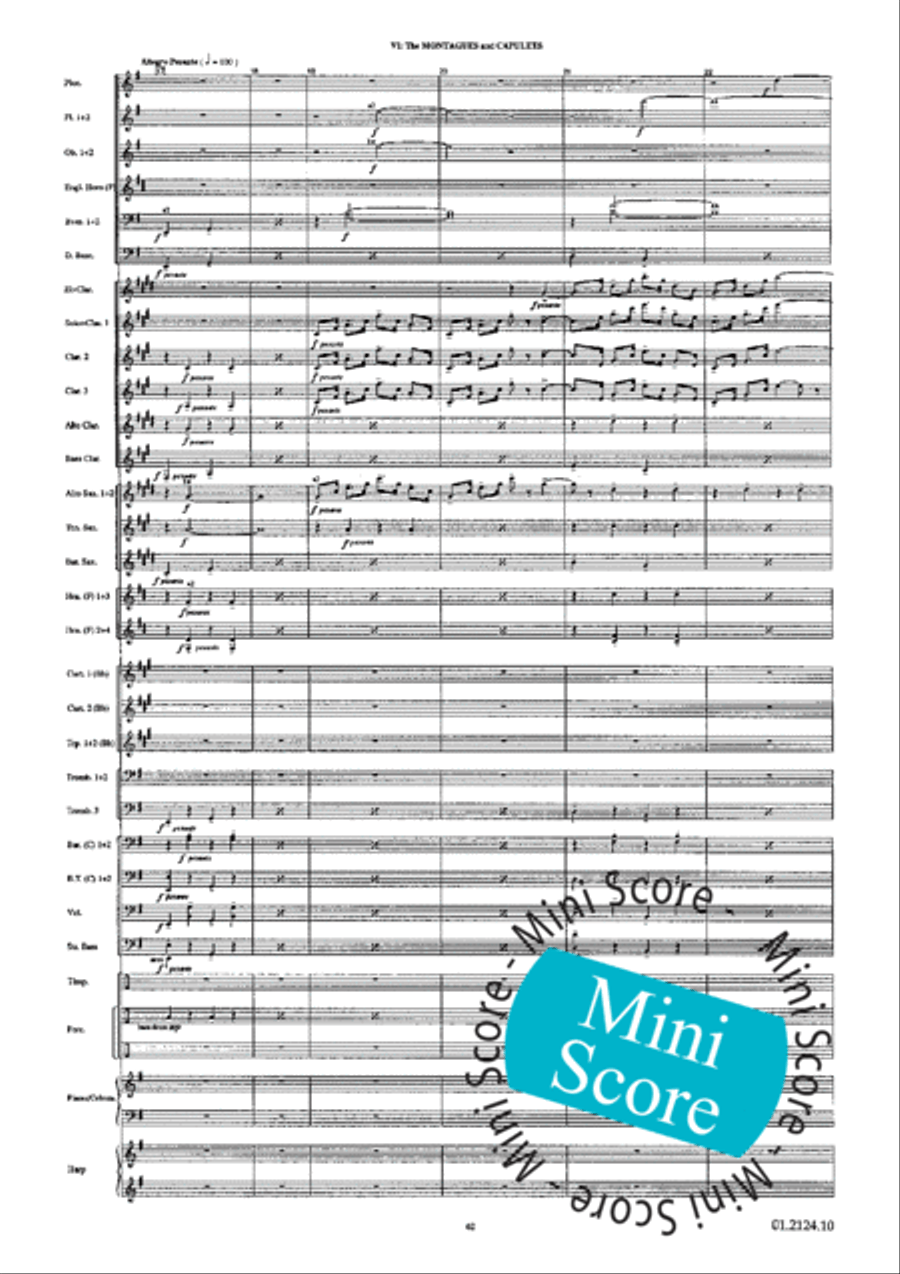 Romeo and Juliet Romeo and Juliet Concert Band scores gallery preview page 66