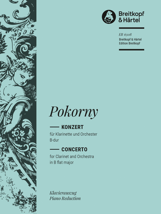 Book cover for Clarinet Concerto in B flat major