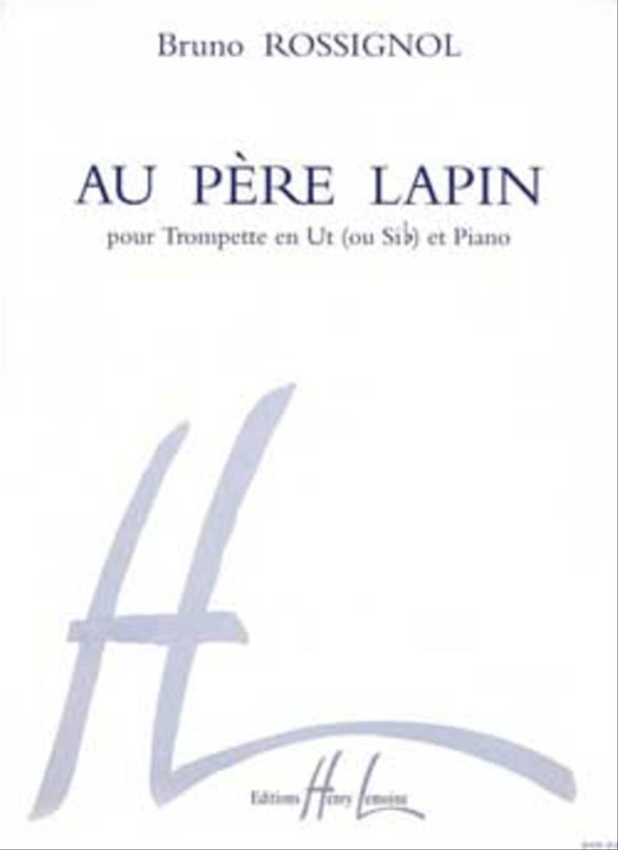 Au Pere Lapin Trumpet Solo scores gallery preview page 1