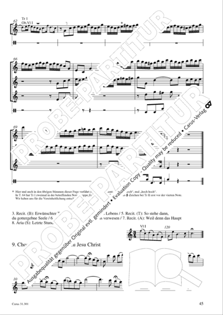 Bach for Brass 1: Cantatas I Voice scores gallery preview page 54