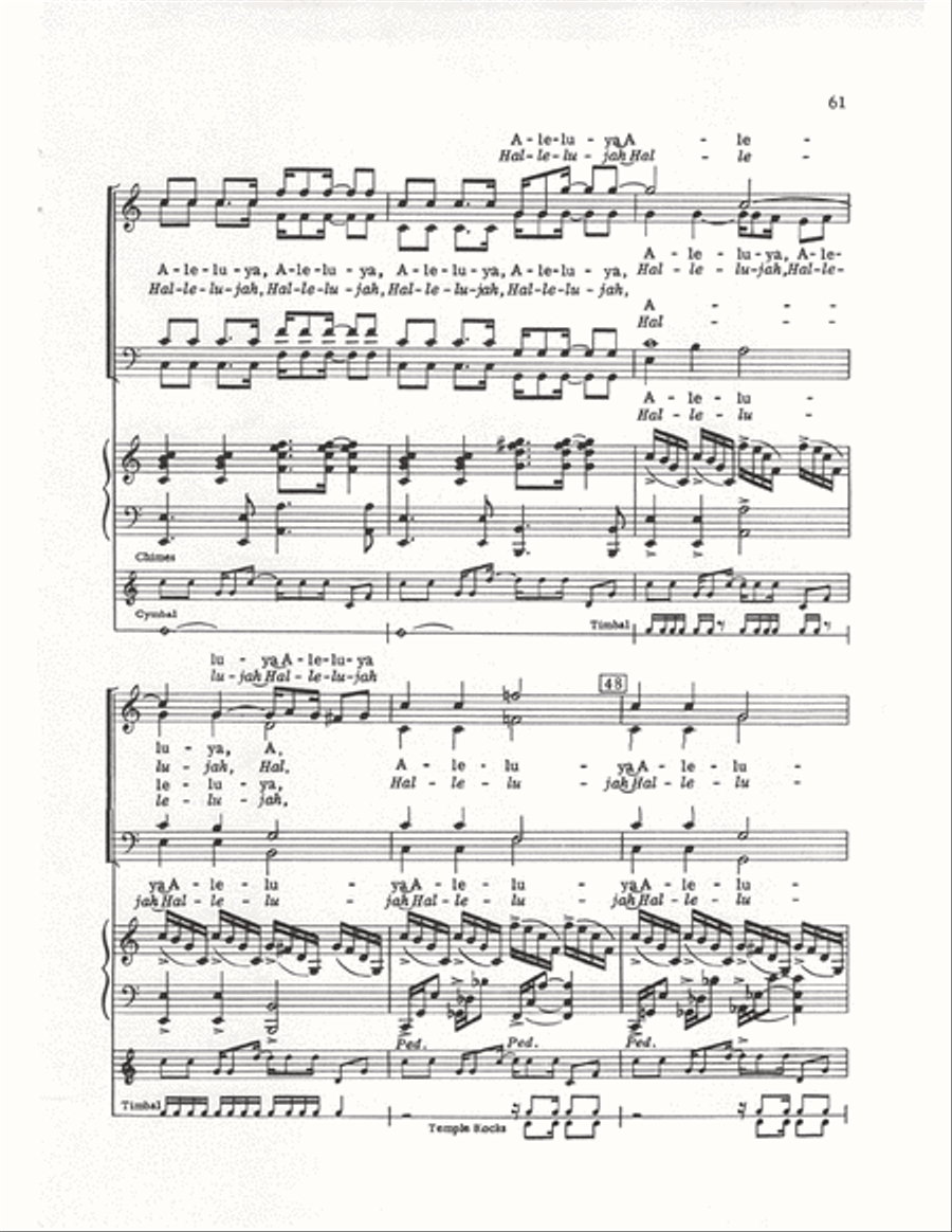The Cuban Mass (Vocal Score) 4-Part scores gallery preview page 58