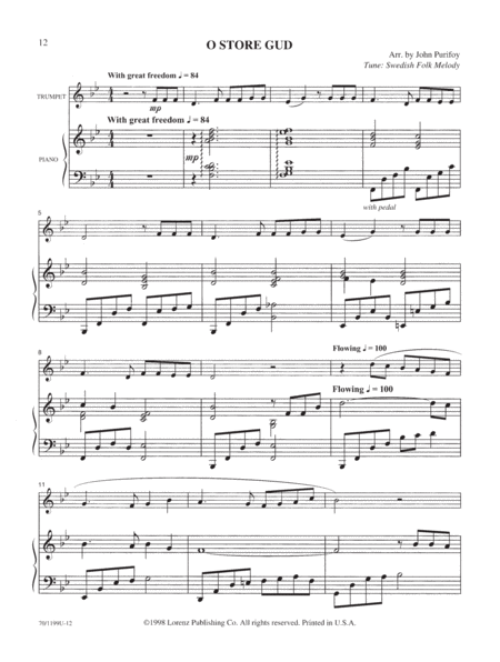 Contemporary Hymn Settings for Trumpet and Piano