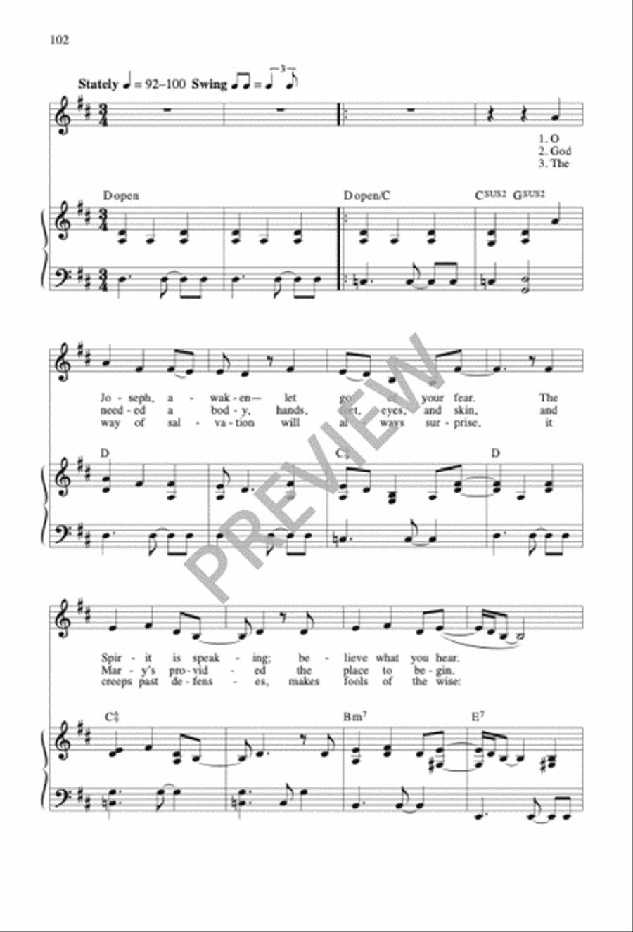 Sing No Empty Alleluias Sacred scores gallery preview page 91