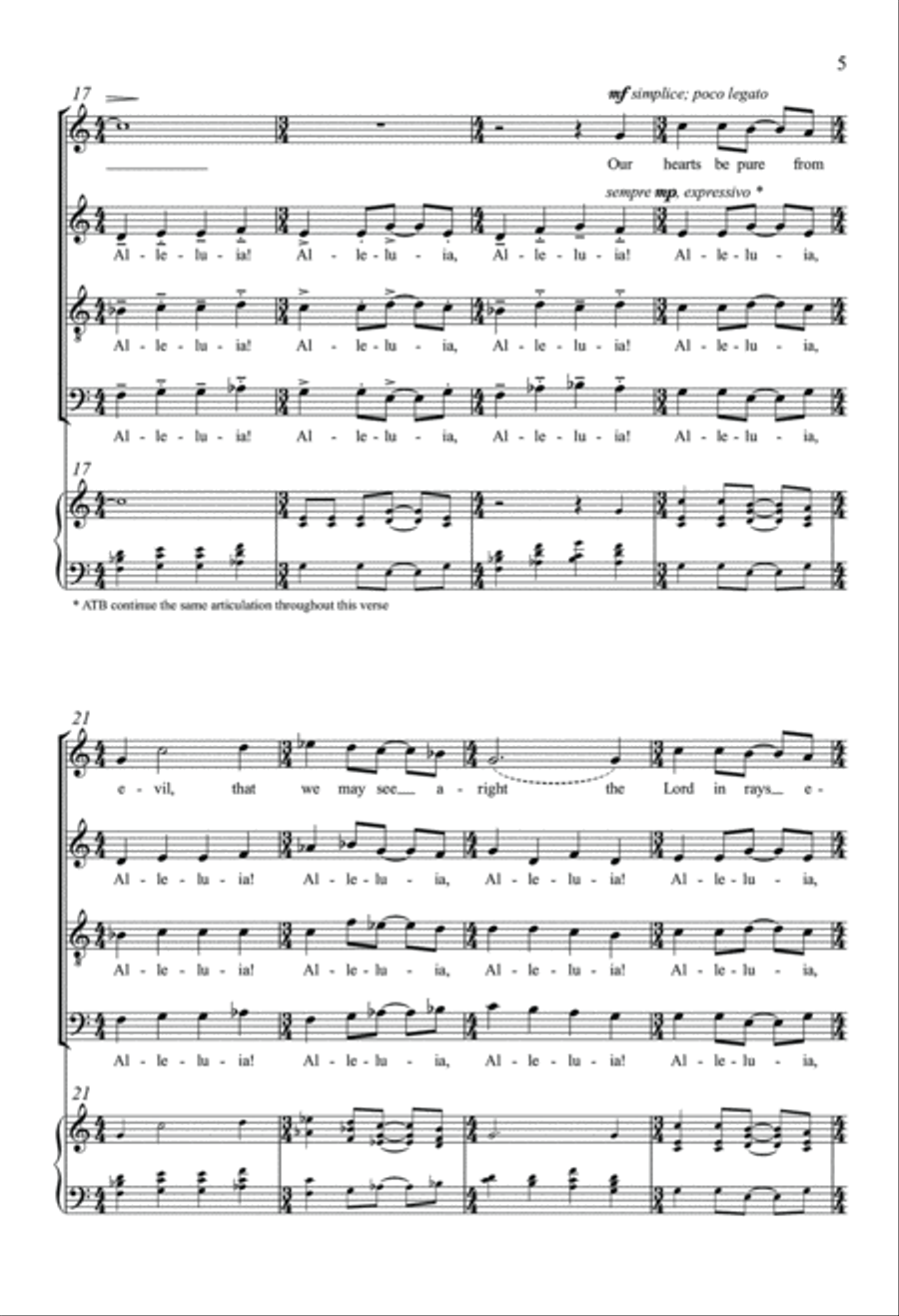 The Day Of Resurrection 4-Part scores gallery preview page 4