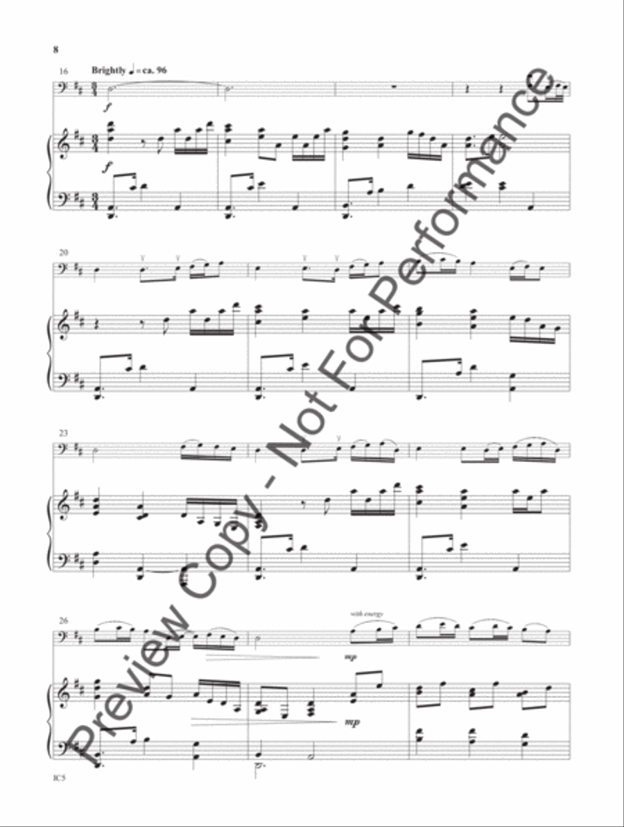 Instrumental Worship - bass instruments in C C Instrument scores gallery preview page 9