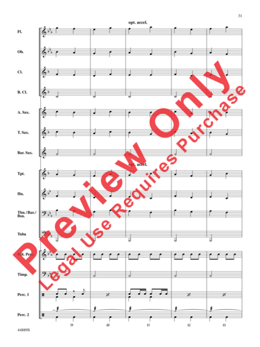 Three Miniature Nutcrackers Concert Band scores gallery preview page 31