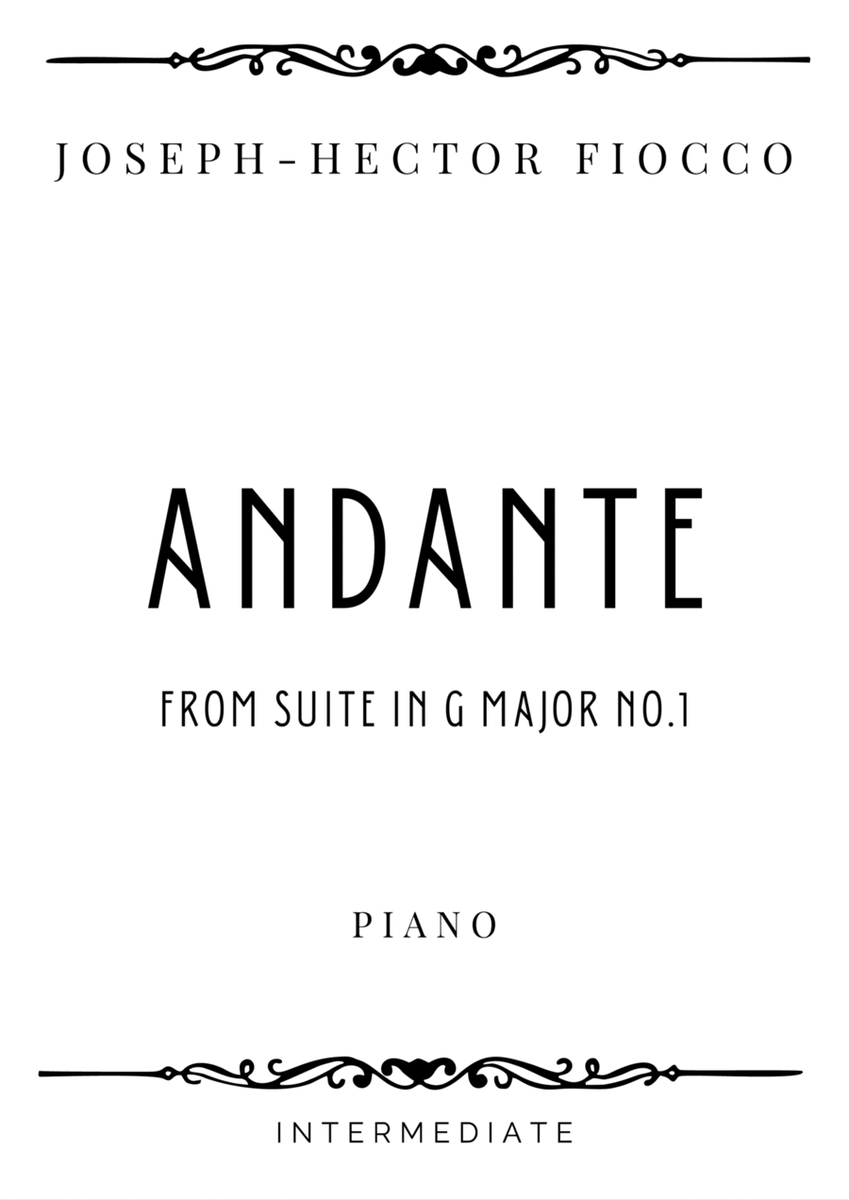 Fiocco - Andante from Suite in G major No.1 - Intermediate image number null