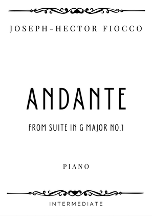 Book cover for Fiocco - Andante from Suite in G major No.1 - Intermediate