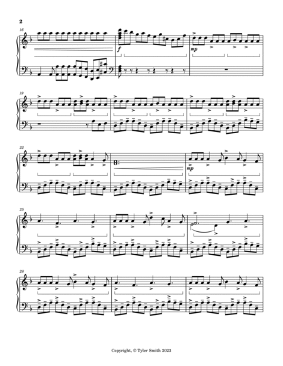 Amethyst Piano Solo scores gallery preview page 2