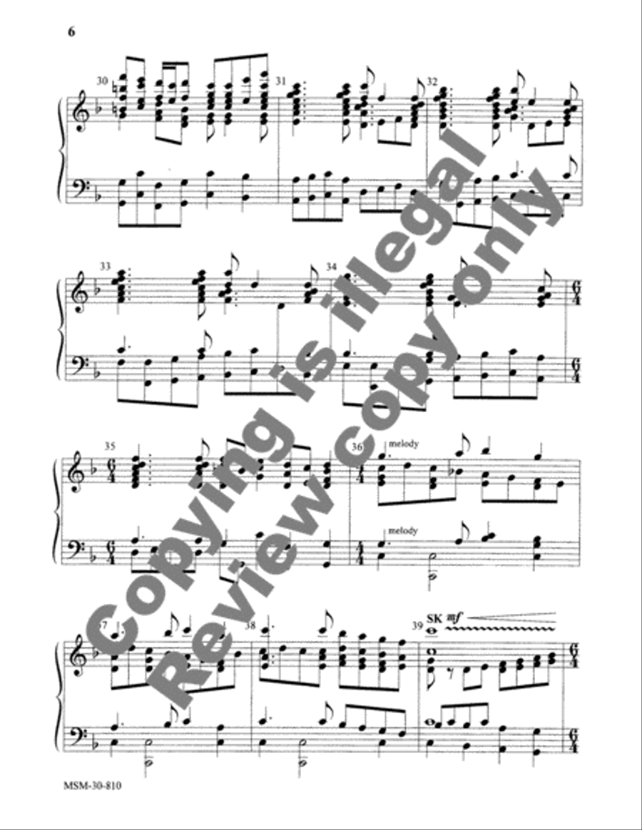 God of Grace and God of Glory 5-Octaves scores gallery preview page 5