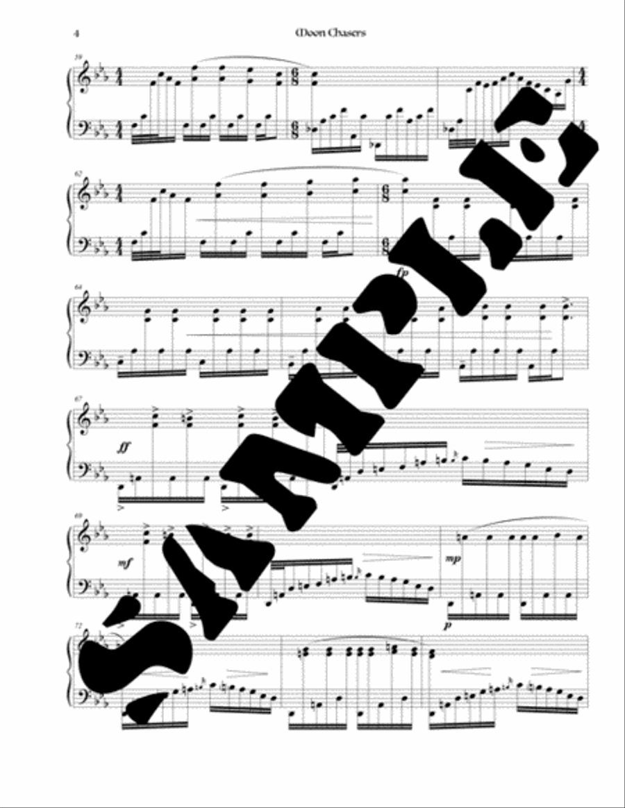 Moon Chasers Marimba scores gallery preview page 2