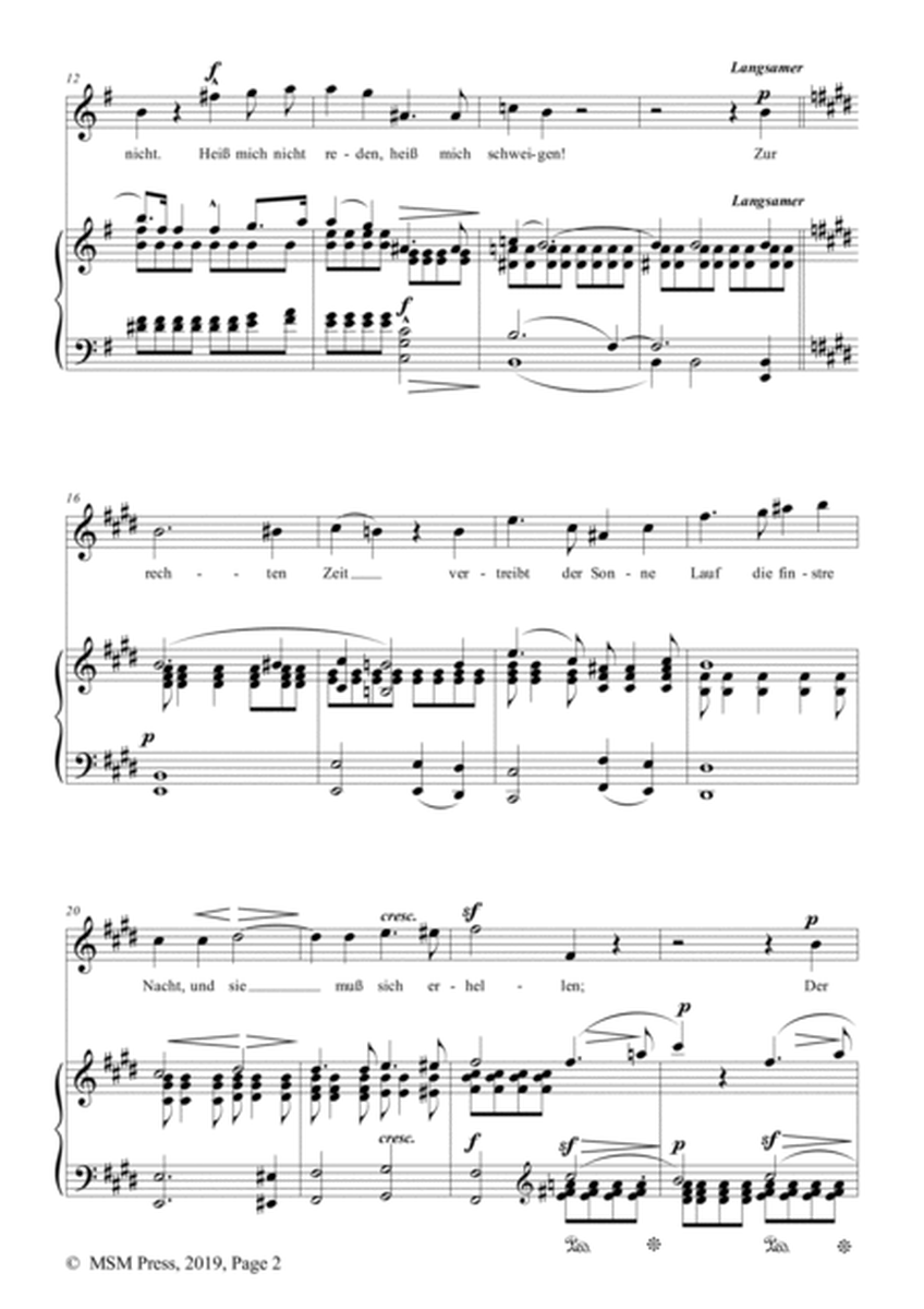 Schumann-Heiß mich nicht reden,heiß mich schweigen,Op.98a No.5 in e minor