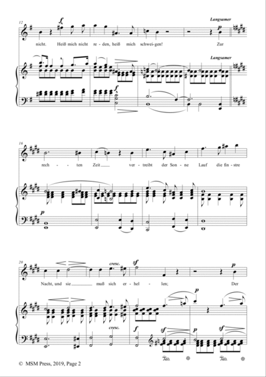 Schumann-Heiß mich nicht reden,heiß mich schweigen,Op.98a No.5 in e minor Voice scores gallery preview page 3