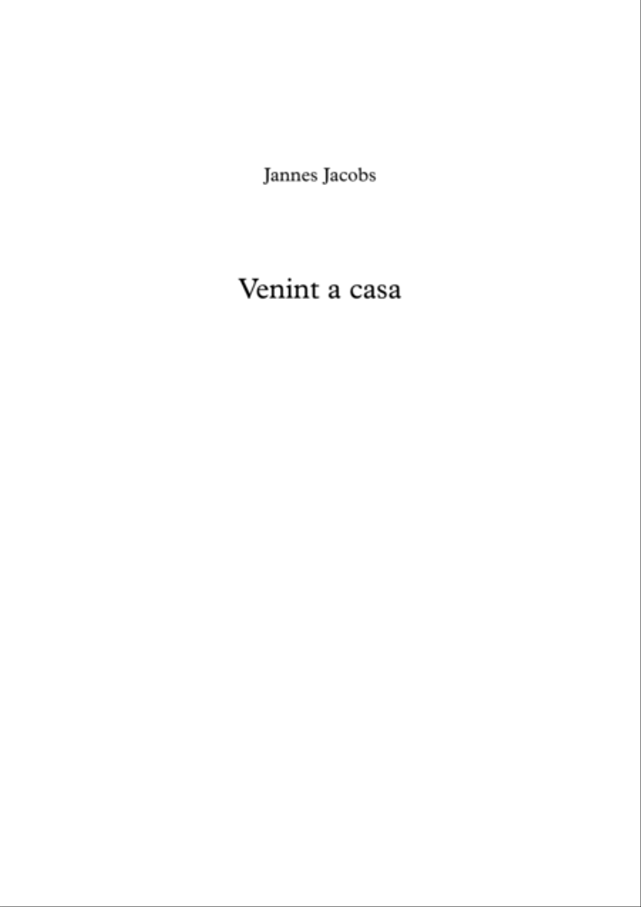 Venint a casa for brassband Brass Ensemble scores gallery preview page 1