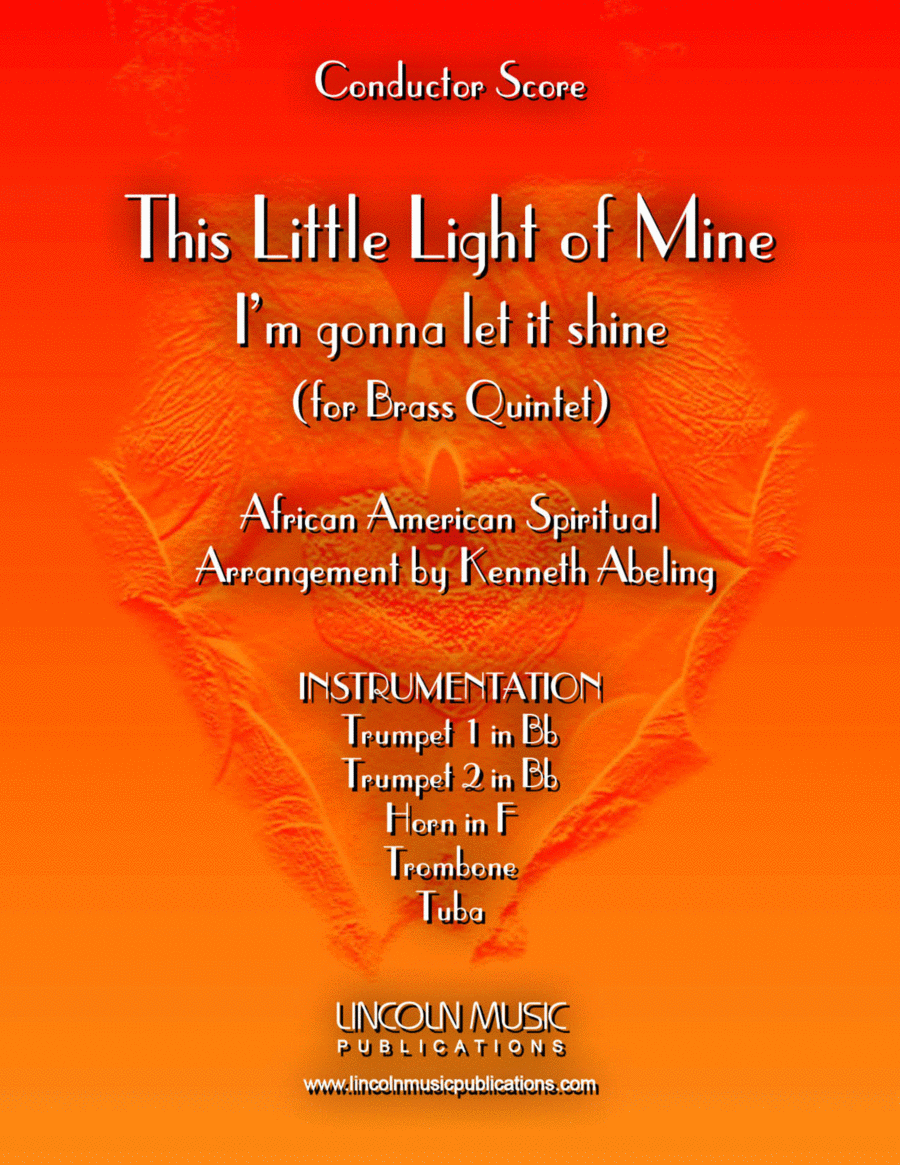 This Little light of Mine (for Brass Quintet) Brass Quintet scores gallery preview page 1