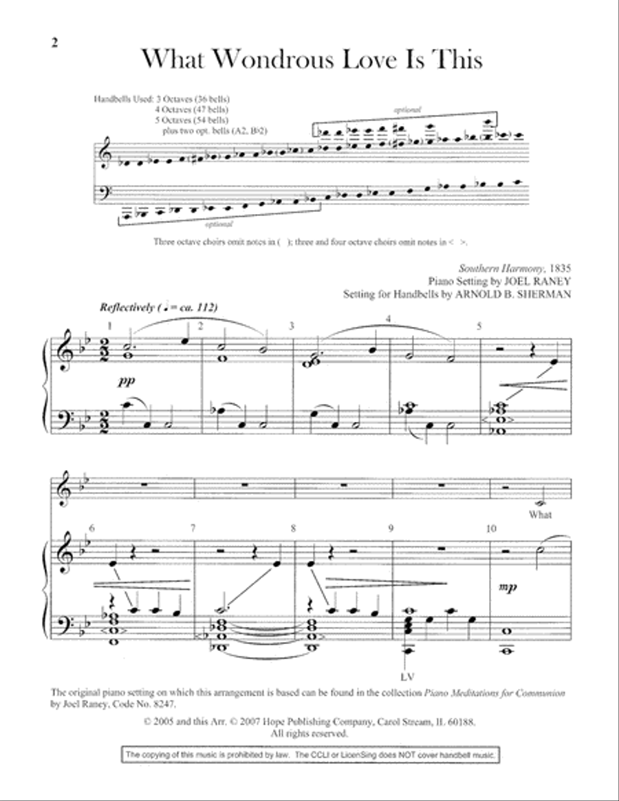 What Wondrous Love Is This 5-Octaves scores gallery preview page 2