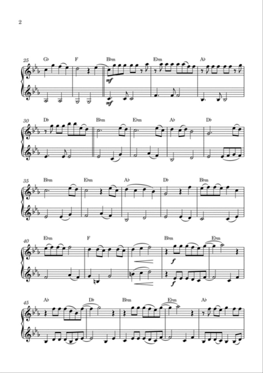 Flowers Flowers Trumpet Duet scores gallery preview page 2