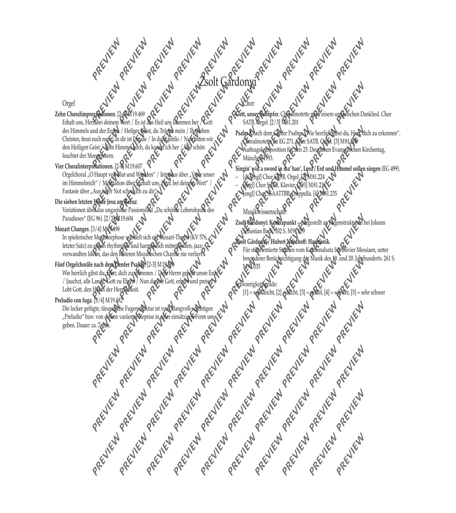 Mozart Changes Organ scores gallery preview page 2