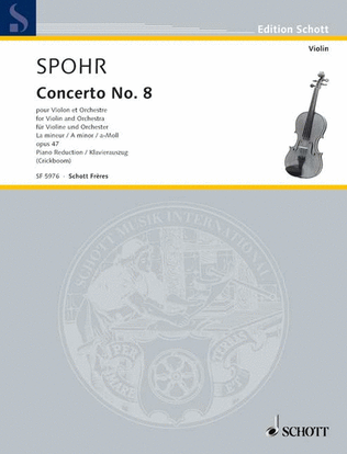 Book cover for Concerto No. 8 a minor