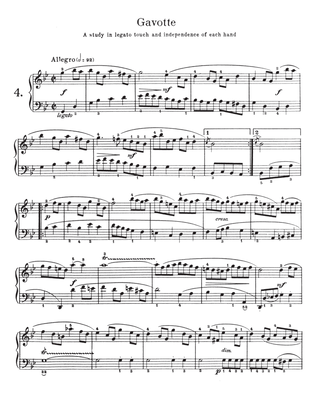 Gavotte I, BWV 808
