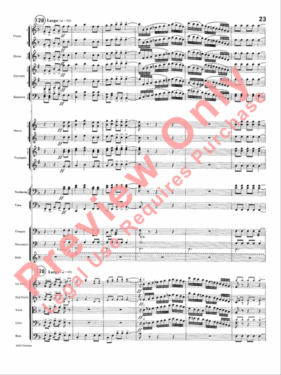 Overture 1812 Overture 1812 Full Orchestra scores gallery preview page 24