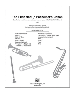 Book cover for The First Noel / Pachelbel's Canon