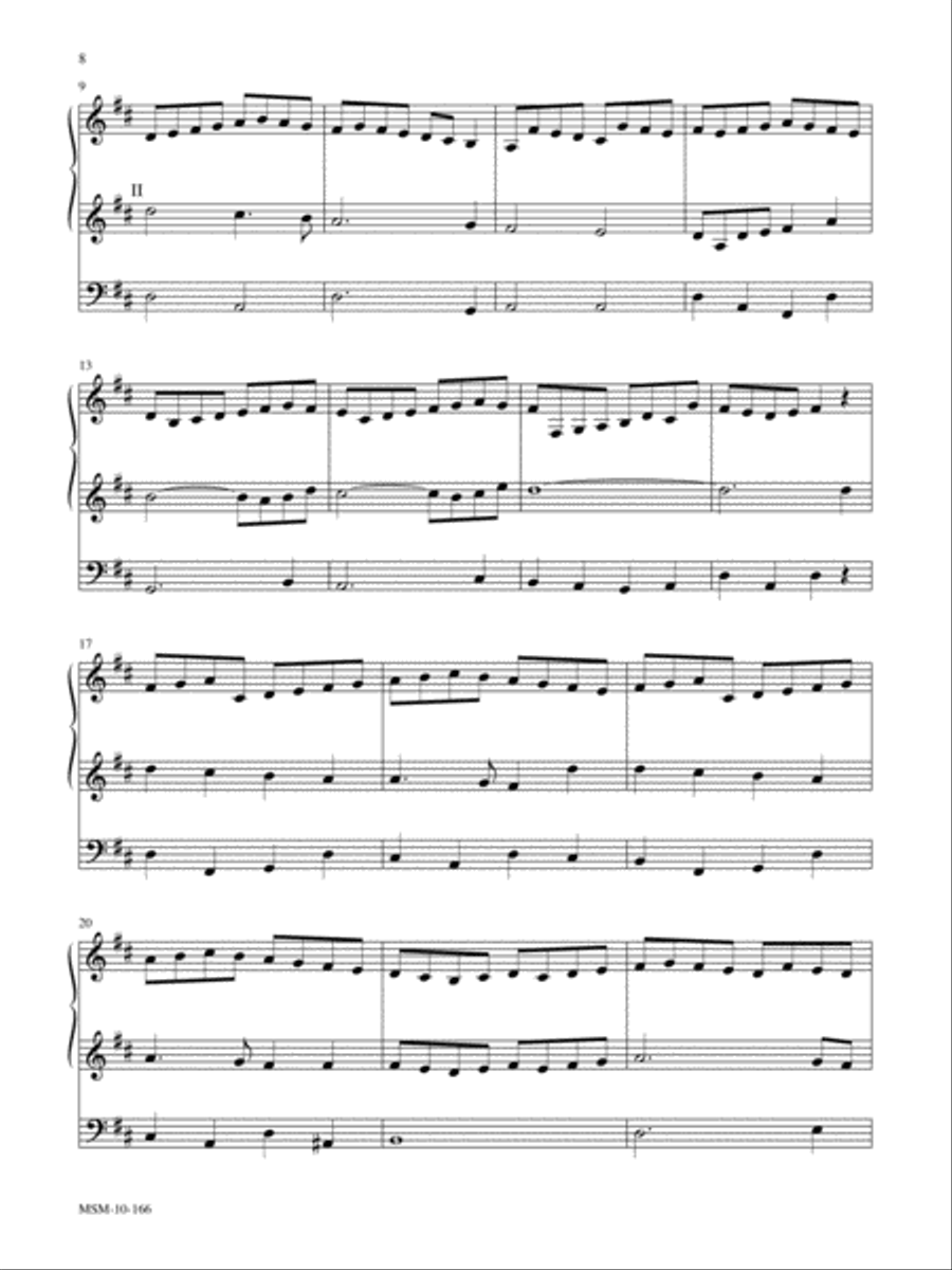 Joy to the World Variations for Organ Organ Solo scores gallery preview page 4