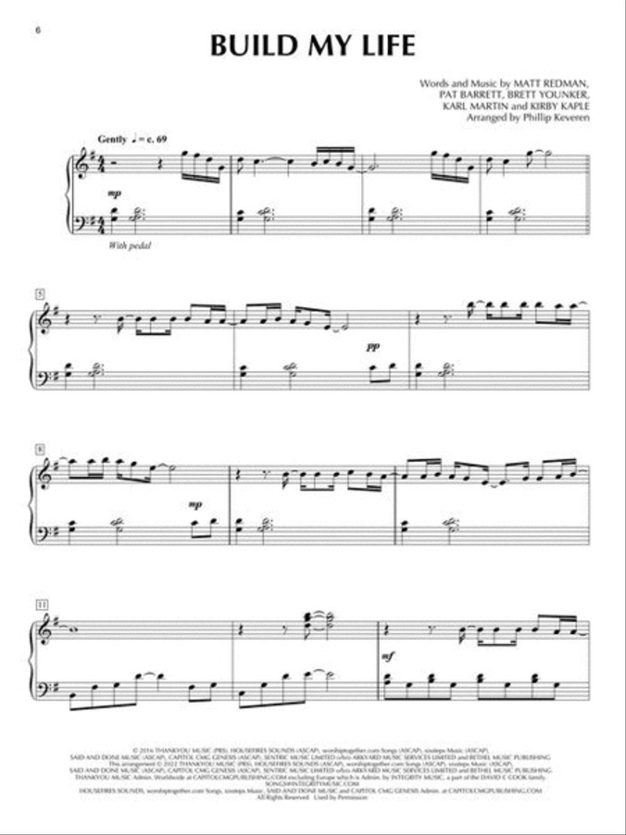 Soothing Piano Worship Piano Solo scores gallery preview page 6