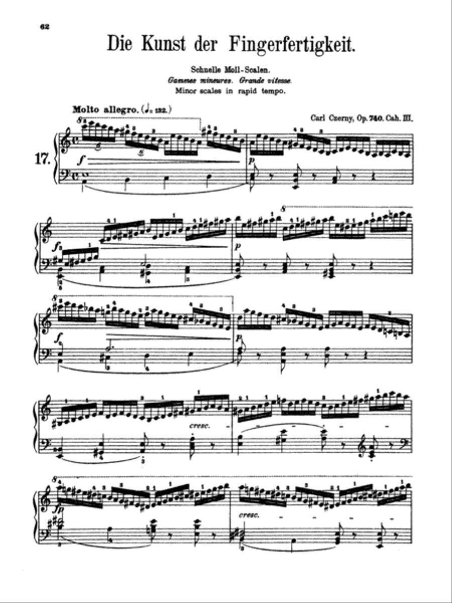 Czerny Art of Finger Dexterity Op. 740 Complete by Carl Czerny Piano Solo Digital Sheet Music Sheet Music Plus