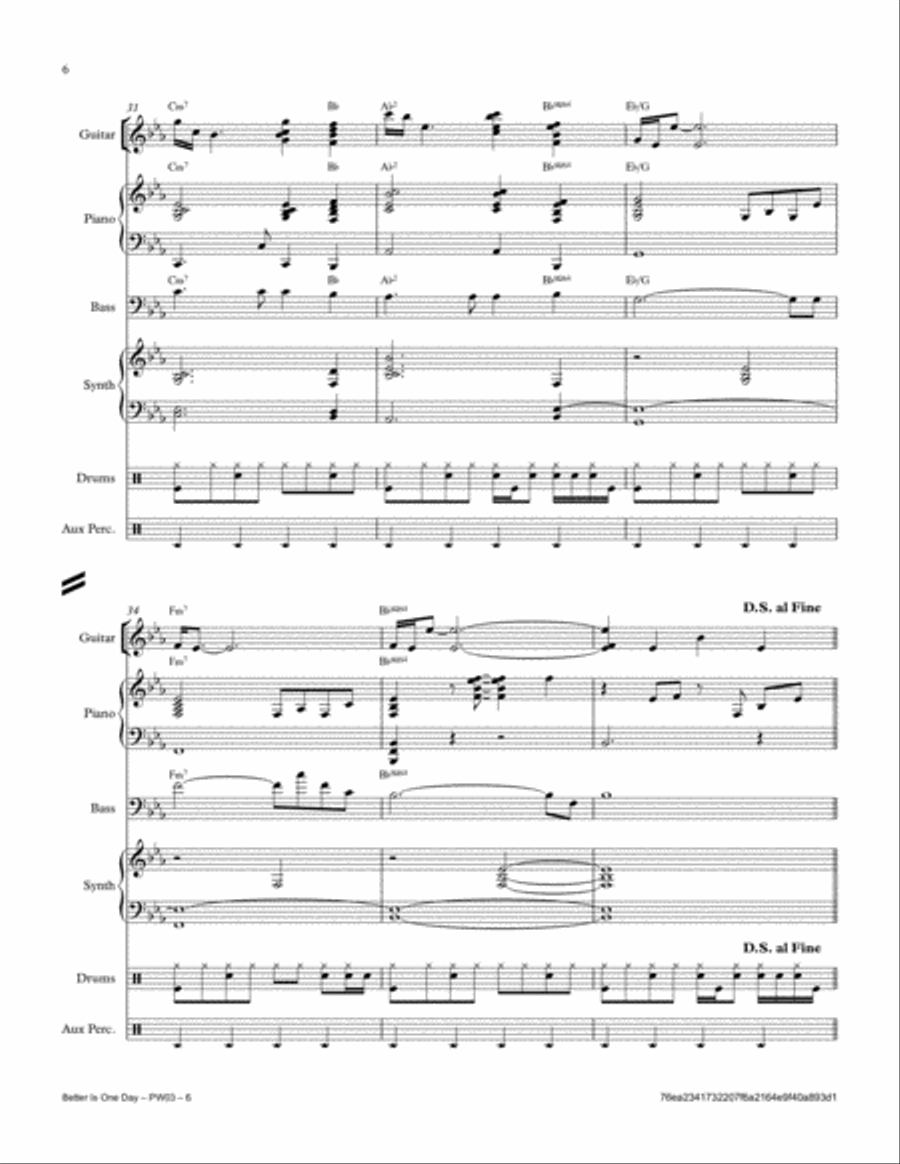 Better Is One Day Small Ensemble scores gallery preview page 6