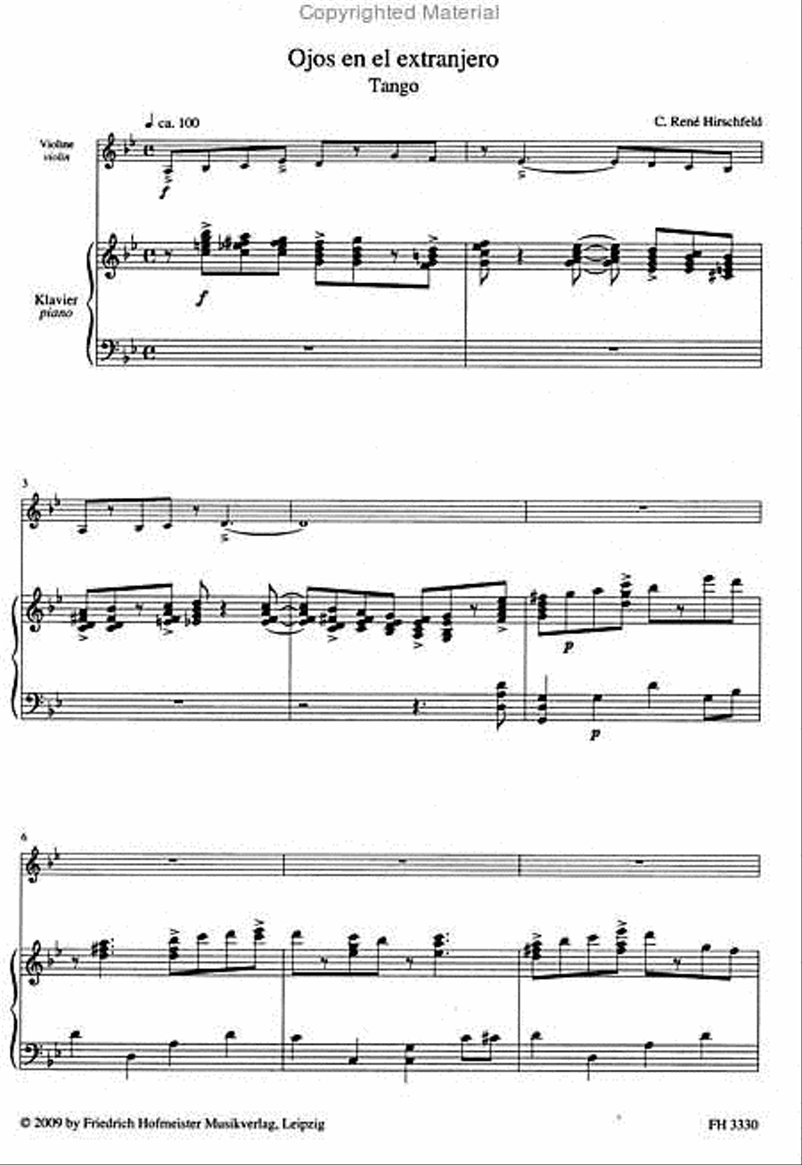 Tangos & Milongas, Band 1 Violin Solo scores gallery preview page 2