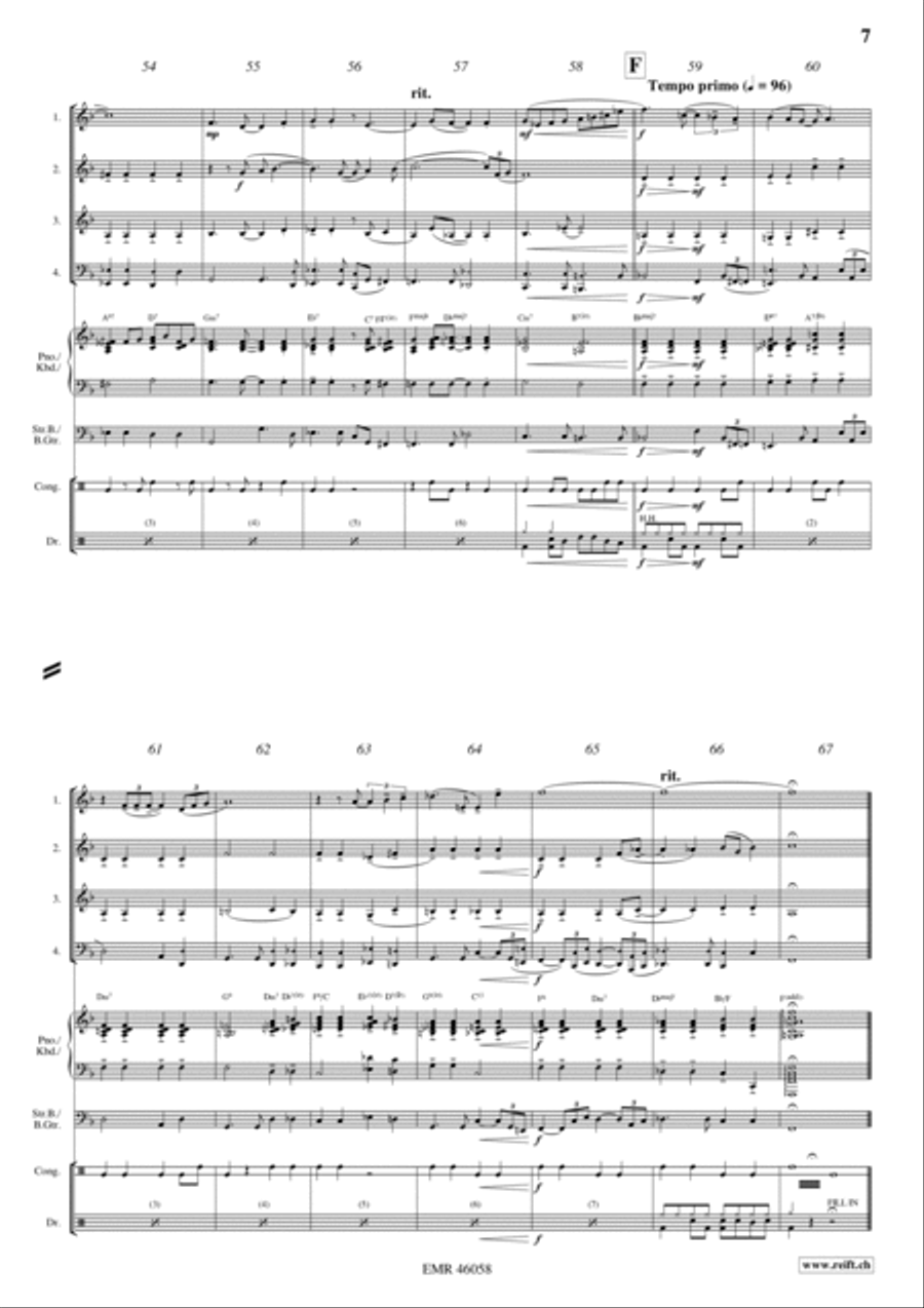 Embraceable You Woodwind Quartet scores gallery preview page 6