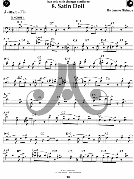 Vol. 54 Maiden Voyage Trombone Solos