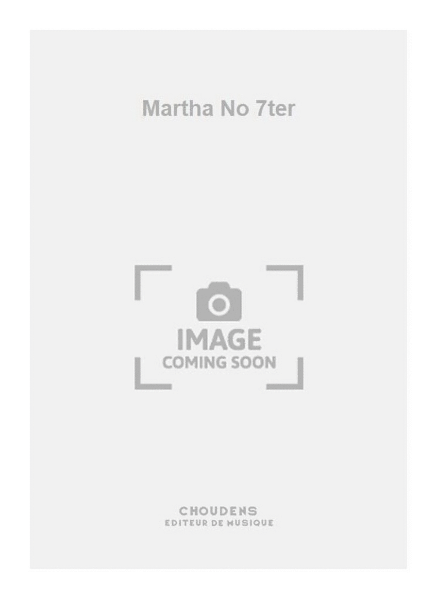 Martha No 7ter Mezzo-Soprano Voice scores gallery preview page 1