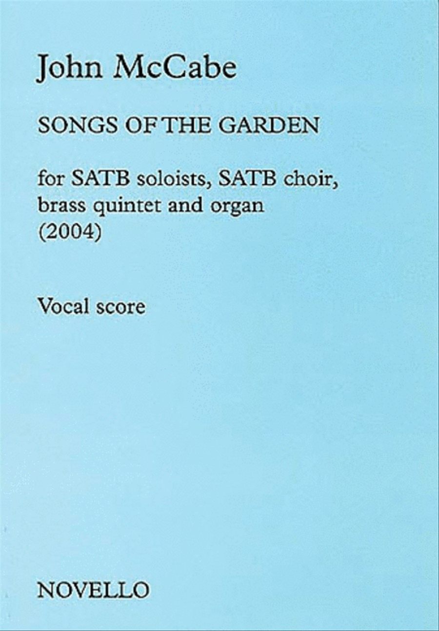 John McCabe: Songs Of The Garden 4-Part scores gallery preview page 1