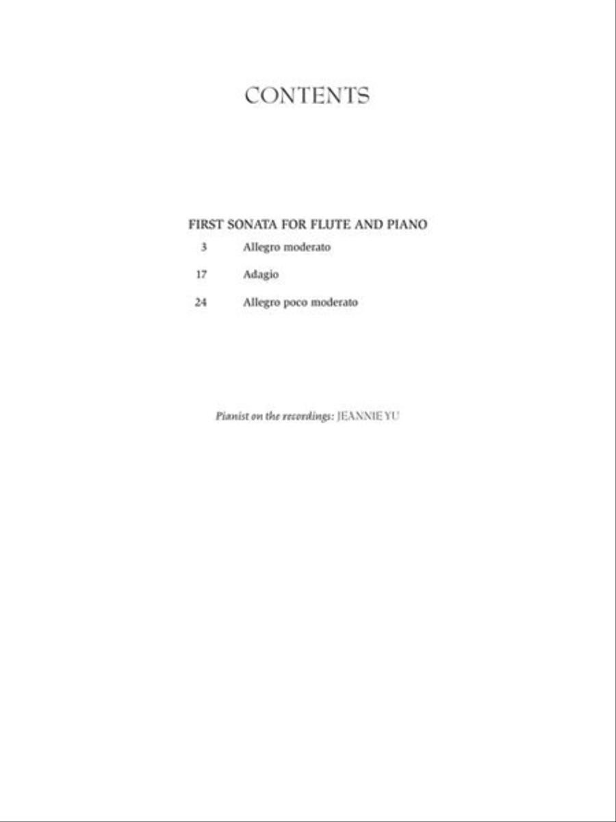 Bohuslav Martinu – First Sonata for Flute and Piano Flute Solo scores gallery preview page 5