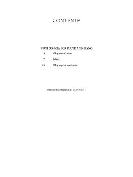 Bohuslav Martinu – First Sonata for Flute and Piano image number null