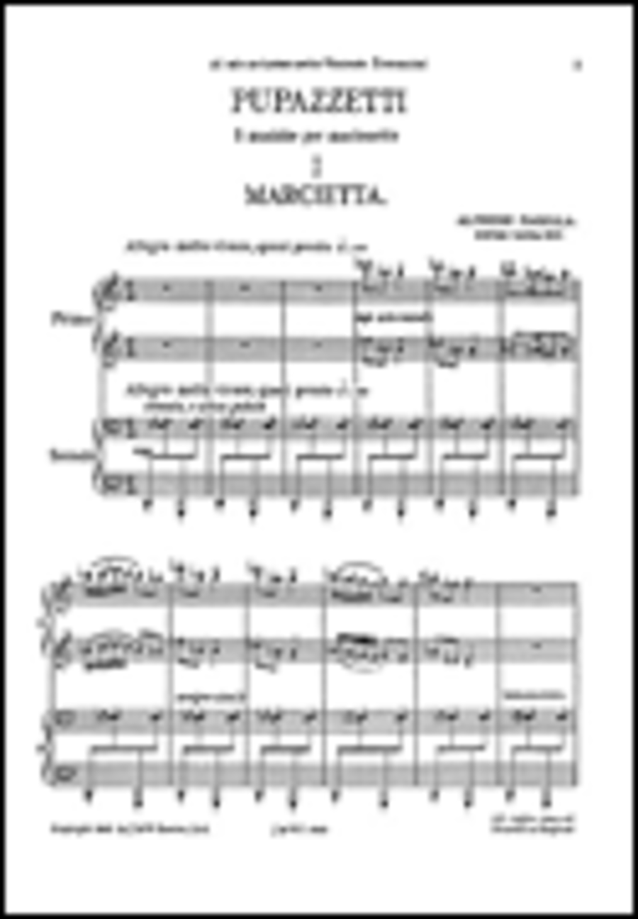 Alfredo Casella: Pupazzeti Op.27